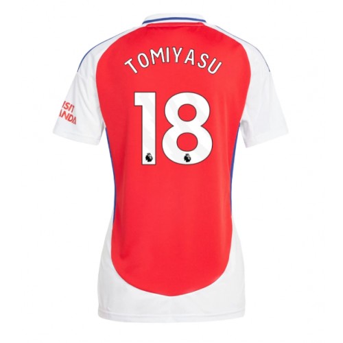 Ženski Nogometni dresi Arsenal Takehiro Tomiyasu #18 Domači 2024-25 Kratek Rokav